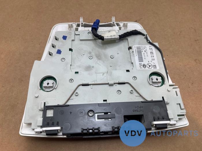 Oswietlenie wewnetrzne przód Mercedes E-Klasse