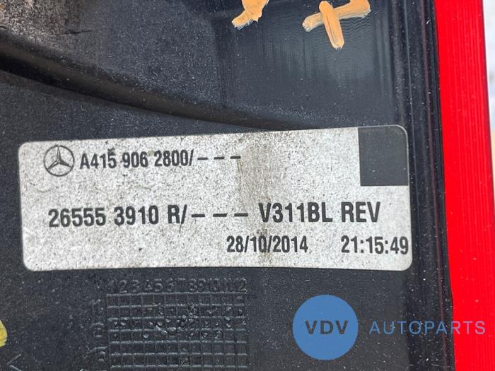 Achterlicht links Mercedes Citan