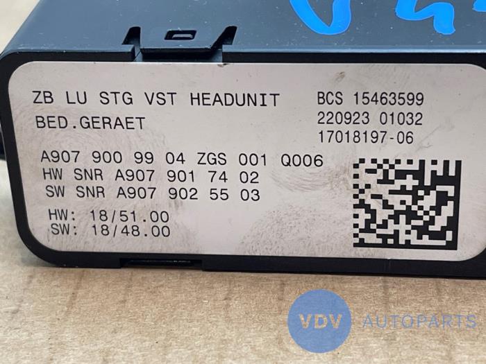 Commande ordinateur de bord Mercedes Sprinter