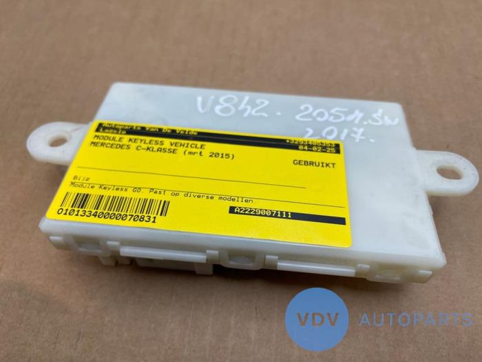 Module keyless vehicle Mercedes C-Klasse
