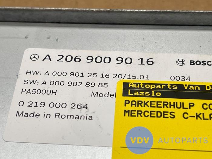 Parking assist computer Mercedes C-Klasse