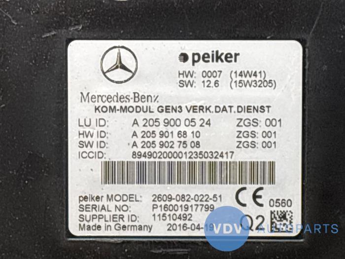 Communicatie module Mercedes C-Klasse