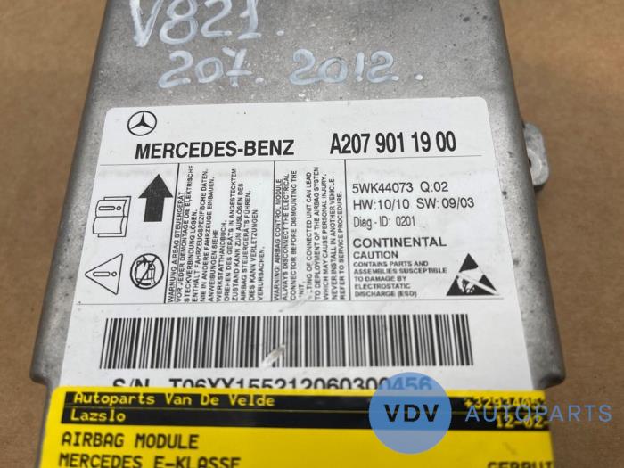 Module airbag  Mercedes E-Klasse