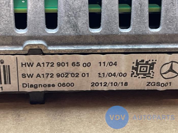 Navigation display Mercedes C-Klasse