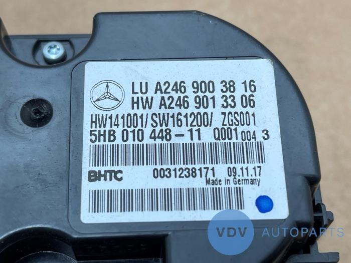 Panneau de commandes chauffage Mercedes A-Klasse