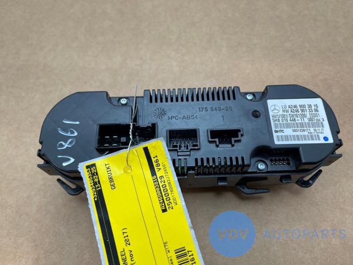 Panneau de commandes chauffage Mercedes A-Klasse