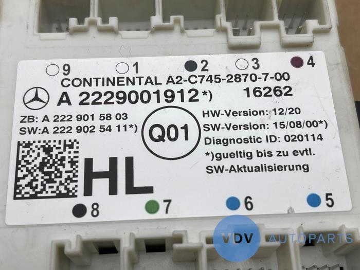 Módulo de cierre centralizado Mercedes S-Klasse