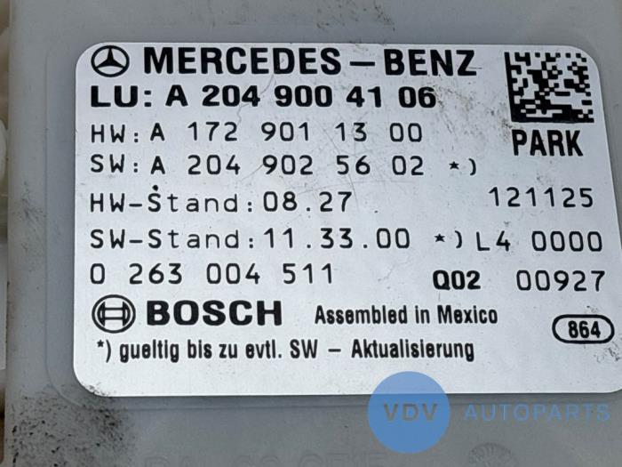 Parking assist computer Mercedes C-Klasse