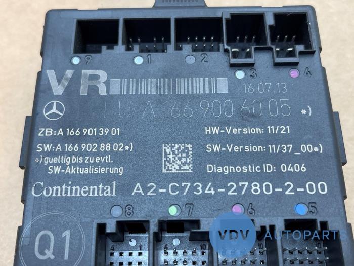 Module verrouillage central des portes Mercedes ML-Klasse