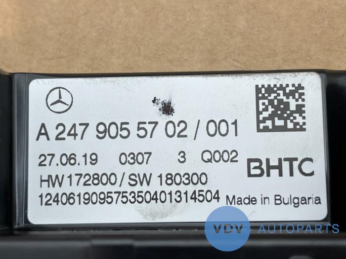 Panneau de commandes chauffage Mercedes A-Klasse
