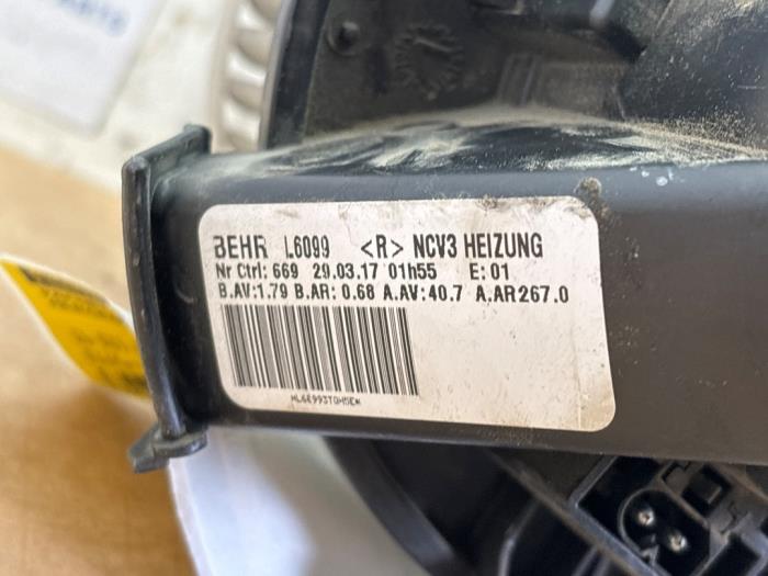 Heating and ventilation fan motor Mercedes Sprinter