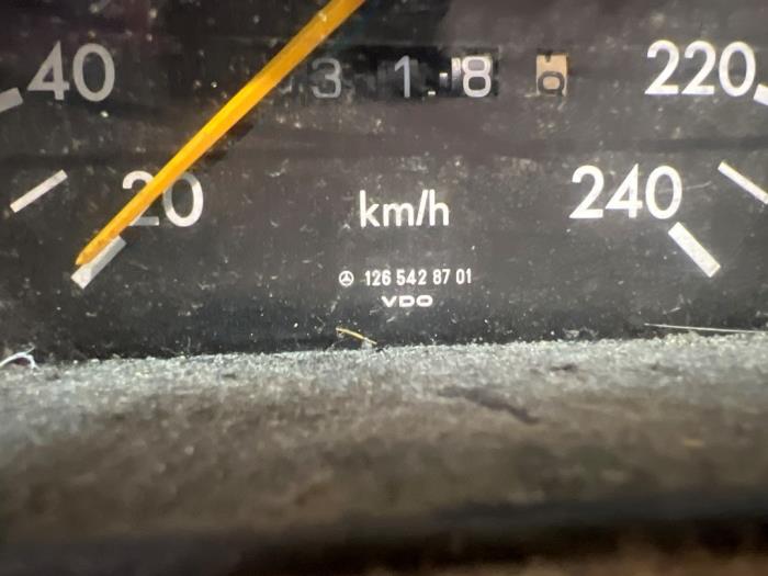 Licznik kilometrów KM Mercedes S-Klasse