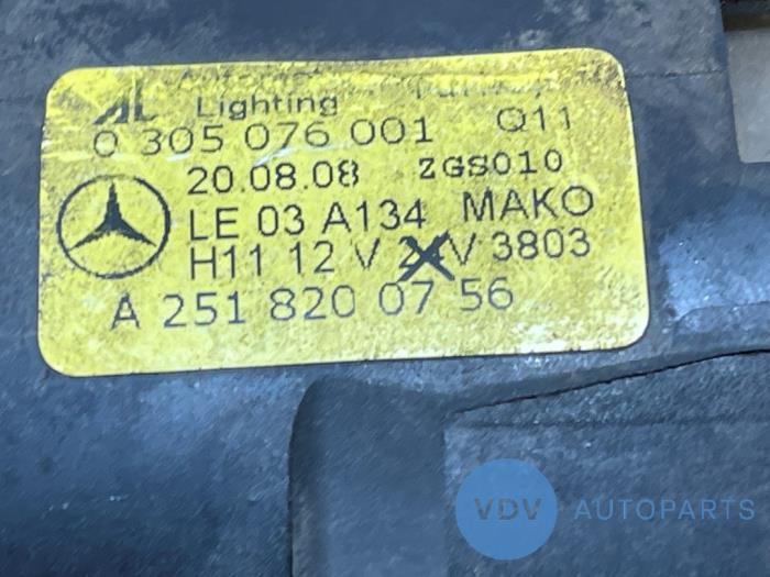 Fog light, front left Mercedes A-Klasse