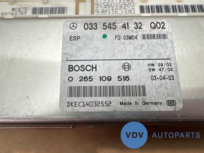 Esp computer Mercedes E-Klasse