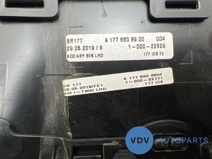 Dashboard sierlijst Mercedes A-Klasse