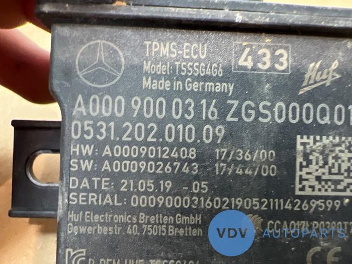 Module gonflage pneus Mercedes A-Klasse