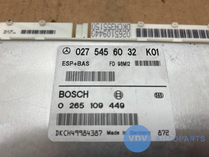 Ordinateur ESP Mercedes A-Klasse