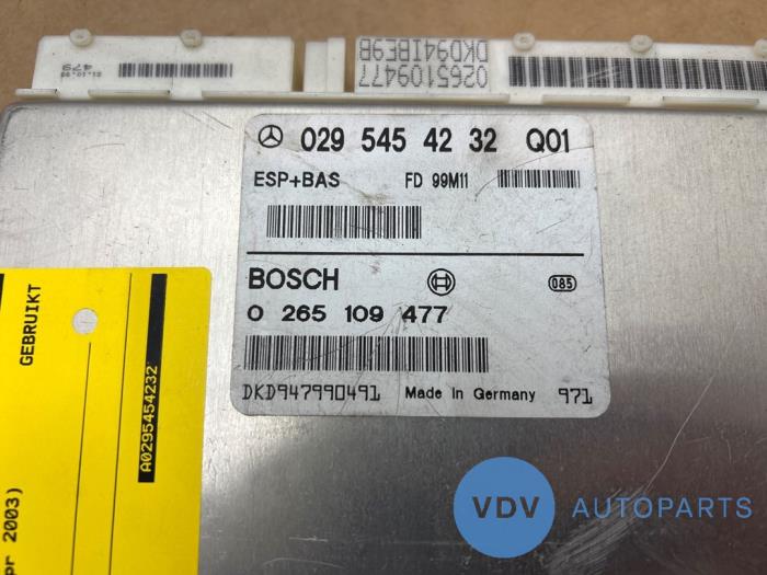 Esp computer Mercedes A-Klasse