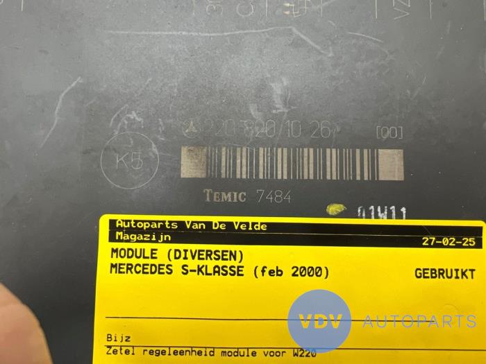 Módulo (varios) Mercedes S-Klasse