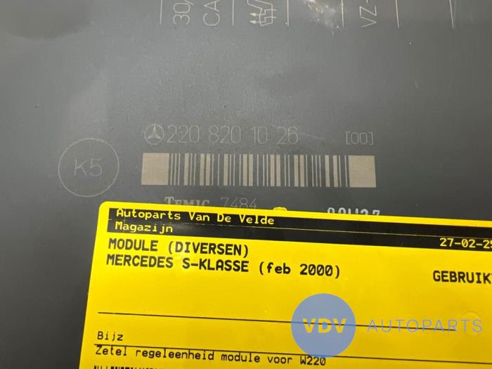 Módulo (varios) Mercedes S-Klasse