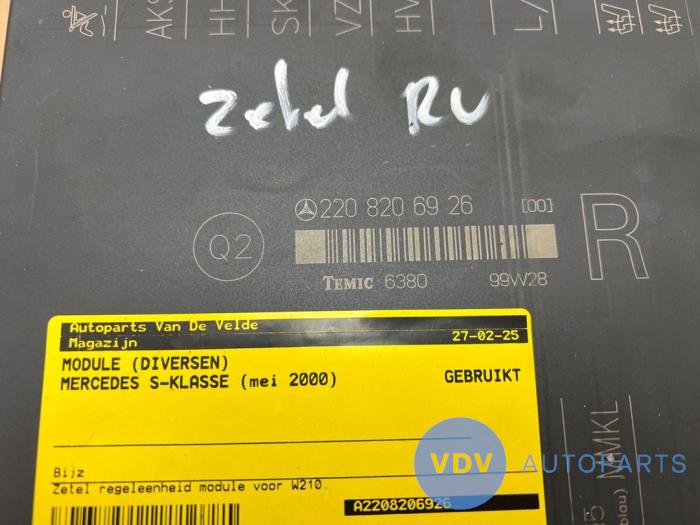 Modul (rózne) Mercedes S-Klasse