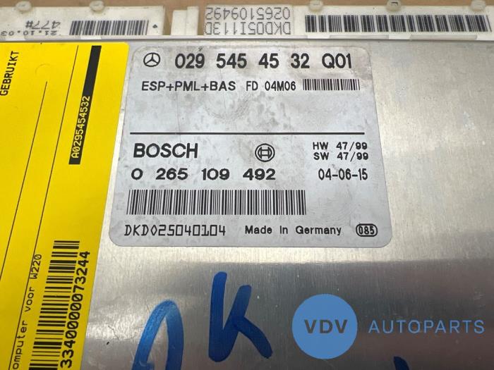 Esp computer Mercedes S-Klasse