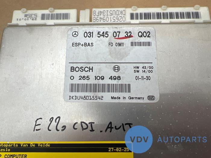 Esp computer Mercedes C-Klasse