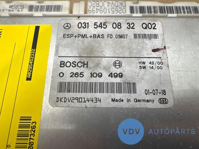 Ordinateur ESP Mercedes E-Klasse