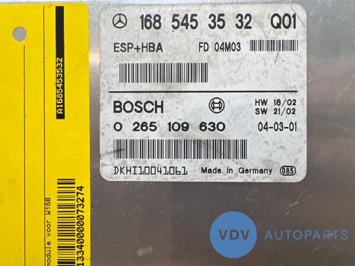 Sterownik ESP Mercedes A-Klasse