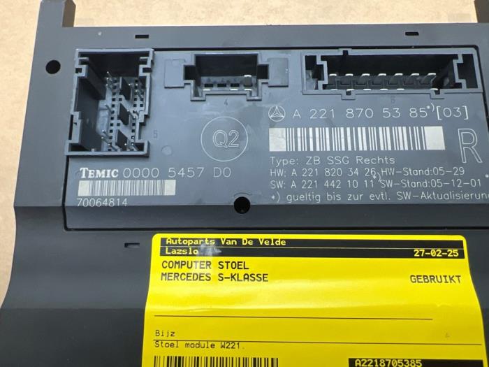 Computer stoel Mercedes S-Klasse