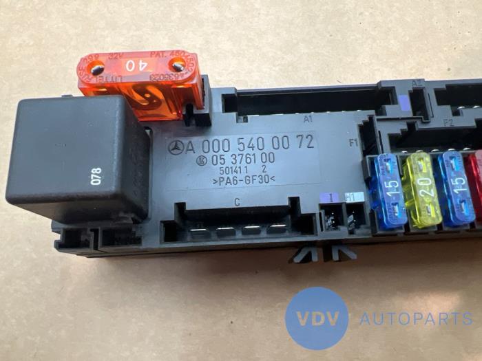 Fuse box Mercedes E-Klasse