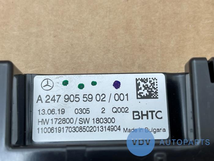 Panel de control de calefacción Mercedes A-Klasse