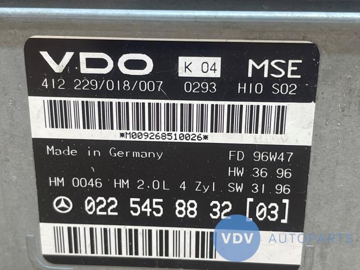 Engine management computer Mercedes E-Klasse