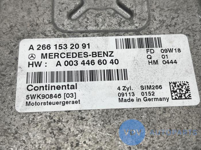 Engine management computer Mercedes A-Klasse