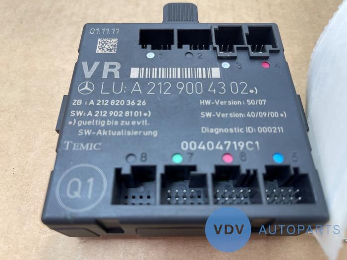 Module verrouillage central des portes Mercedes E-Klasse