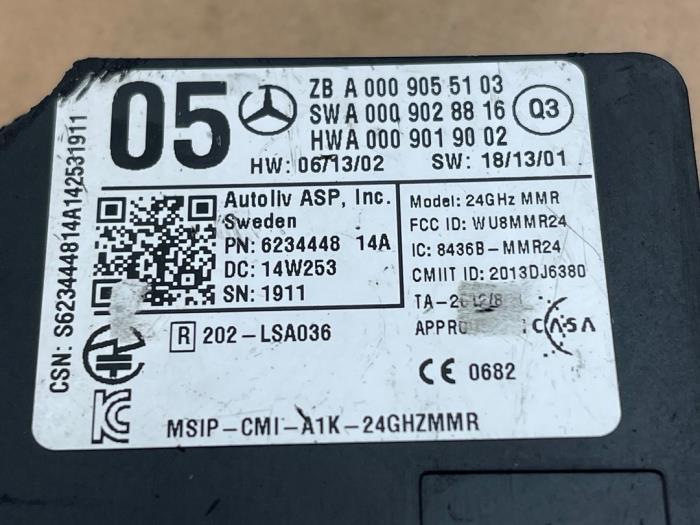 Radar sensor Mercedes GLA