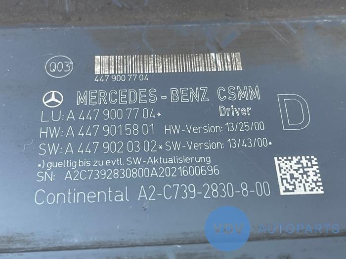 Seat computer Mercedes Vito