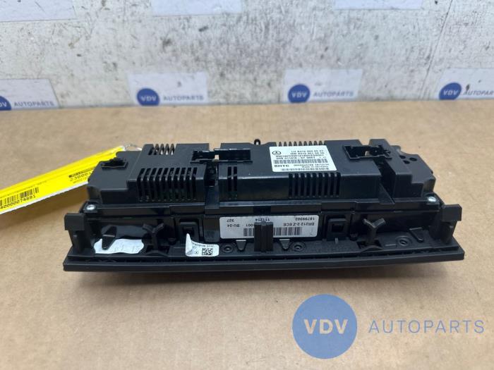 Heater control panel Mercedes E-Klasse