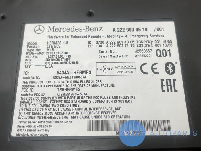 Modul telefoniczny Mercedes C-Klasse