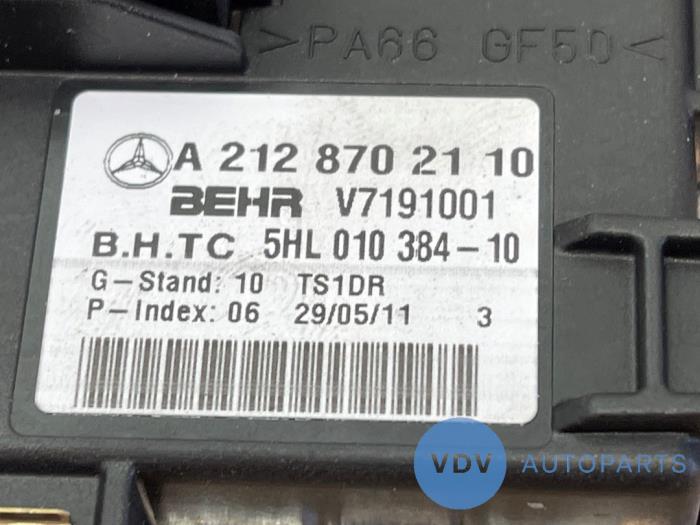 Kachel Weerstand Mercedes E-Klasse