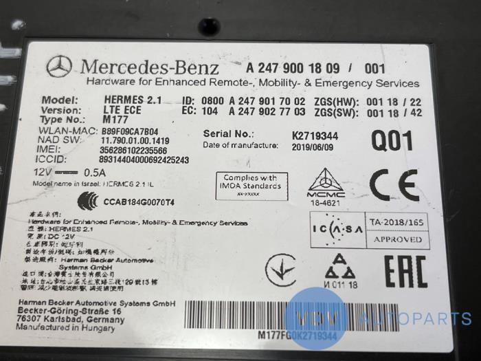 Module de communication Mercedes A-Klasse