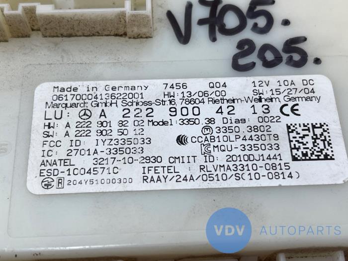 Modul keyless vehicle Mercedes C-Klasse