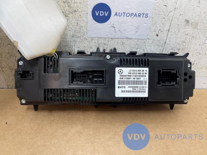 Panel de control de calefacción Mercedes E-Klasse