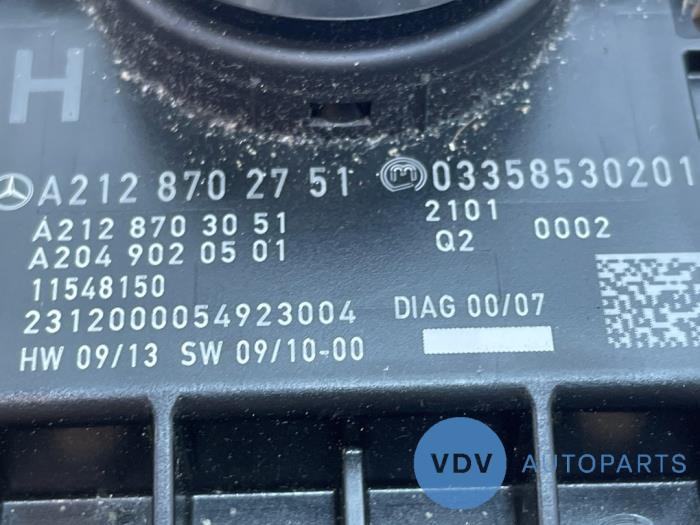 Commande ordinateur de bord Mercedes E-Klasse