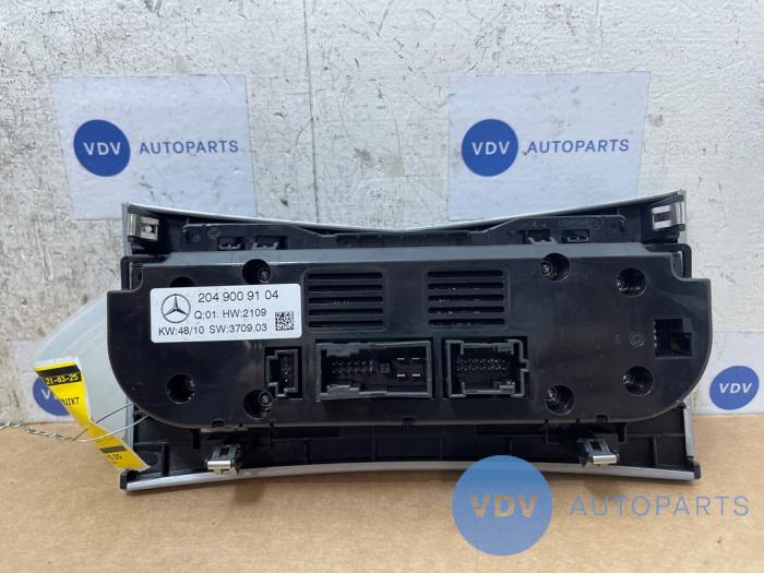 Panneau de commandes chauffage Mercedes C-Klasse