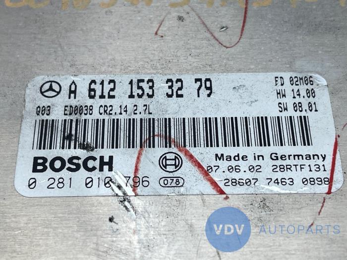 Engine management computer Mercedes ML-Klasse