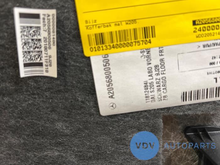 Mata bagaznika Mercedes C-Klasse