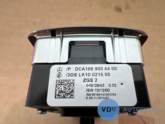 Multi-functional window switch Mercedes A-Klasse