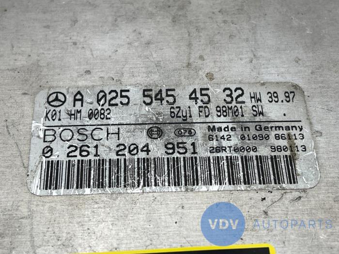 Engine management computer Mercedes E-Klasse