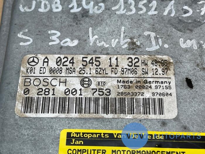 Ordenador de gestión de motor Mercedes E-Klasse